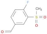 4-FLUORO-3-(METHYLSULFONYL)BENZALDEHYDE