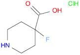 4-Fluoro-4-piperidinecarboxylic acid, HCl