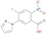 4-Fluoro-5-(1h-pyrazol-1-yl)-2-nitrobenzoic acid