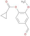 4-Formyl-2-methoxyphenyl cyclopropanecarboxylate