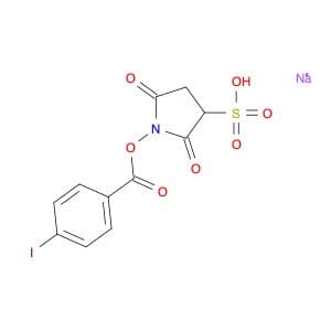 Sodium 1-((4-iodobenzoyl)oxy)-2,5-dioxopyrrolidine-3-sulfonate