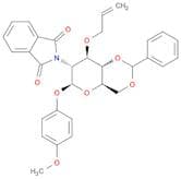 4-Methoxyphenyl 3-o-allyl-4,6-o-benzylidene-2-deoxy-2-phthalimido-β-d-glucopyranoside