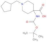 4-TERT-BUTOXYCARBONYLAMINO-1-CYCLOPENTYLMETHYL-PIPERIDINE-4-CARBOXYLIC ACID 1HCL SALT