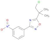 5-(1-Chloro-2-methylpropan-2-yl)-3-(3-nitrophenyl)-1,2,4-oxadiazole