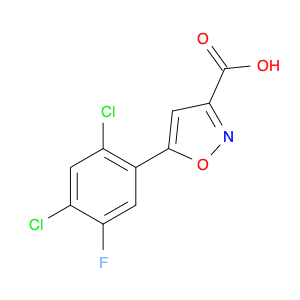 5-(2,4-Dichloro-5-fluorophenyl)isoxazole-3-carboxylic acid