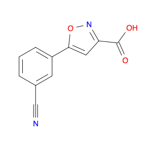 5-(3-Cyanophenyl)isoxazole-3-carboxylic acid