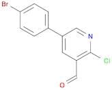 5-(4-Bromophenyl)-2-chloropyridine-3-carboxaldehyde