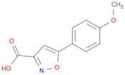 5-(4-Methoxyphenyl)isoxazole-3-carboxylic acid