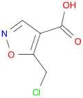 5-(Chloromethyl)isoxazole-4-carboxylic acid