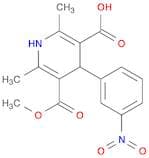 5-(Methoxycarbonyl)-2,6-dimethyl-4-(3-nitrophenyl)-1,4-dihydropyridine-3-carboxylic acid