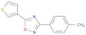 5-(Thiophen-3-yl)-3-p-tolyl-1,2,4-oxadiazole
