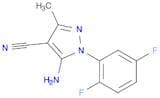 5-Amino-4-cyano-1-(2,5-difluorophenyl)-3-methylpyrazole