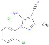 5-Amino-4-cyano-1-(2,6-dichlorophenyl)-3-methylpyrazole