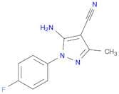 5-Amino-4-cyano-1-(4-fluorophenyl)-3-methylpyrazole