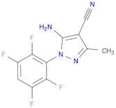 5-Amino-4-cyano-3-methyl-1-(2,3,5,6-tetrafluorophenyl)pyrazole