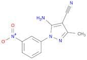 5-Amino-4-cyano-3-methyl-1-(3-nitrophenyl)pyrazole