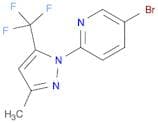 5-Bromo-2-(3-methyl-5-(trifluoromethyl)pyrazol-1-yl)pyridine