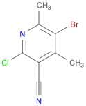 5-Bromo-2-chloro-4,6-dimethylnicotinonitrile