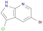 5-Bromo-3-chloro-1H-pyrrolo[2,3-b]pyridine