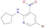 5-Bromo-2-cyclopentylamino-3-nitropyridine