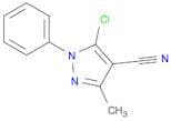 5-Chloro-3-methyl-1-phenyl-1h-pyrazole-4-carbonitrile
