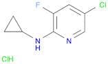 5-Chloro-2-cyclopropylamino-3-fluoropyridine, HCl