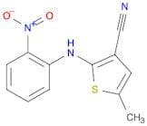 5-Methyl-2-((2-nitrophenyl)amino)thiophene-3-carbonitrile