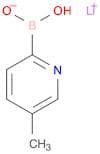 5-Methylpyridine-2-boronic acid, mono-lithium salt