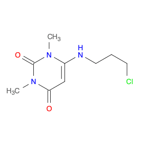 6-((3-Chloropropyl)amino)-1,3-dimethylpyrimidine-2,4(1H,3H)-dione