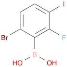 (6-Bromo-2-fluoro-3-iodophenyl)boronic acid