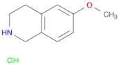 6-Methoxy-1,2,3,4-tetrahydroisoquinoline hydrochloride