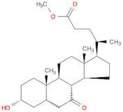 (R)-Methyl 4-((3R,5S,8R,9S,10S,13R,14S,17R)-3-hydroxy-10,13-dimethyl-7-oxohexadecahydro-1H-cyclope…