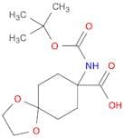 8-tert-Butoxycarbonylamino-1,4-dioxa-spiro[4.5]decane-8-carboxylic acid