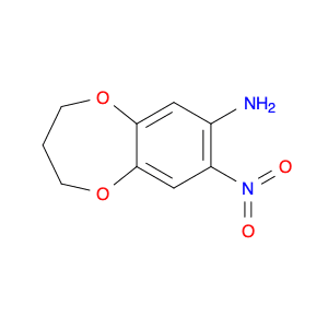 8-nitro-3,4-dihydro-2H-benzo[b][1,4]dioxepin-7-amine