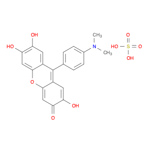 9-(4-Dimethylaminophenyl)-2,6,7-trihydroxyfluorone Sulfate ,