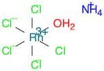 Ammonium aquopentachlororhodate(III), Rh 30% min