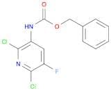 3-Cbz-Amino-2,6-dichloro-5-fluoropyridine