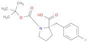 (S)-1-(tert-Butoxycarbonyl)-2-(4-fluorobenzyl)pyrrolidine-2-carboxylic acid