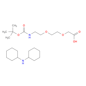 (2-[2-(Boc-amino)ethoxy]ethoxy)acetic acid dicyclohexylamine salt