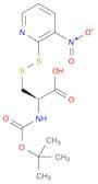 L-​Alanine, N-​[(1,​1-​dimethylethoxy)​carbonyl]​-​3-​[(3-​nitro-​2-​pyridinyl)​dithio]​-