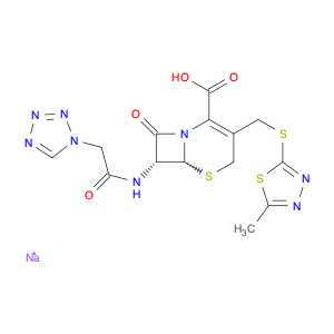 5-Thia-1-azabicyclo[4.2.0]oct-2-ene-2-carboxylic acid, 3-[[(5-methyl-1,3,4-thiadiazol-2-yl)thio]me…