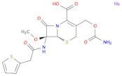 (6R,7S)-3-[[(aminocarbonyl)oxy]methyl]-7-methoxy-8-oxo-7-[(2-thienylacetyl)amino]-5-thia-1-azabicy…
