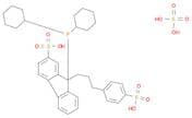Dicyclohexyl-{2-sulfo-9-[3-(4-sulfo-phenyl)propyl]-9-fluorenyl}phosphonium-hydrogensulfate