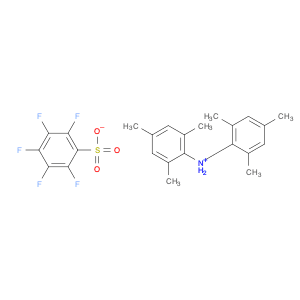 Dimesitylammonium 2,3,4,5,6-pentafluorobenzenesulfonate