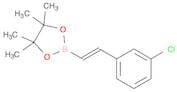 2-[(E)-2-(3-chlorophenyl)ethenyl]-4,4,5,5-tetramethyl-1,3,2-dioxaborolane
