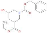 1-Benzyl 3-ethyl 5-hydroxypiperidine-1,3-dicarboxylate
