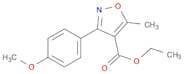 Ethyl 3-(4-methoxyphenyl)-5-methylisoxazole-4-carboxylate
