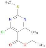 Ethyl 4-chloro-6-methyl-2-(methylthio)pyrimidine-5-carboxylate