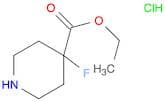 Ethyl 4-fluoropiperidine-4-carboxylate hydrochloride