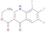 3-​Quinolinecarboxylic acid, 6,​7,​8-​trifluoro-​1,​4-​dihydro-​4-​oxo-​, ethyl ester